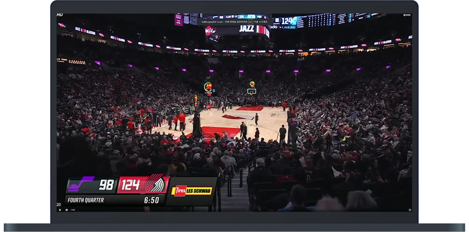 스포츠중계 및 하이라이트 제공 - 꿀티비